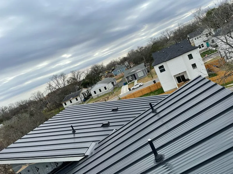 Standing seam metal roof panels with vents for Skylight Repair in Pell City